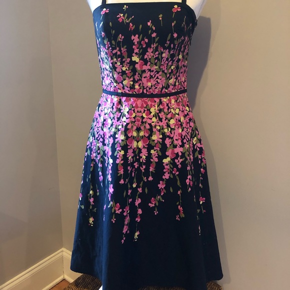 LOFT Dresses & Skirts - ANN TAYLOR LOFT | black floral print dress